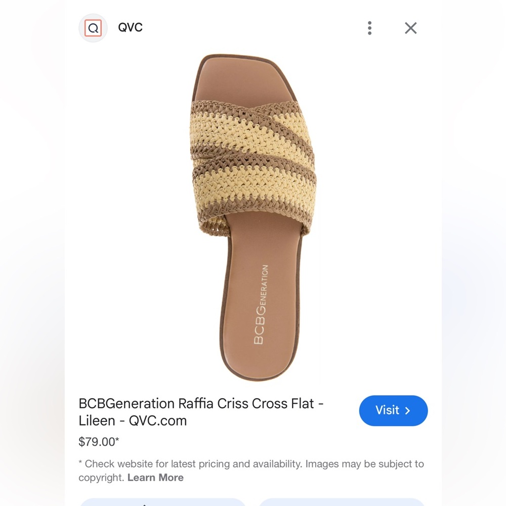 *BRAND NEW NEVER WORN BCBG Sandals